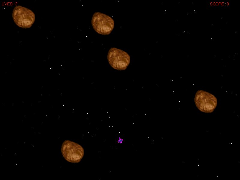 Astroids screenshot